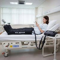 Prix d'usine VU - Bottes de massage à compression d'air à 4 chambres pour la récupération des jambes, réduire les gonflements et améliorer la circulation sanguine