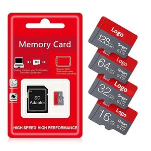 Carte mémoire OEM à capacité réelle et vitesse rapide Cartao De Memoria 16 Go 32 Go Cartes TF Kart 128 Go 64 Go Carte mémoire <span class=keywords><strong>SD</strong></span> personnalisée 32 Go - Product Image 2