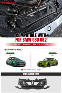 Perfiply 干式碳纤维散热器盖适用于 BMW G80 G82 M3 M4 2021+ 发动机舱升级罩冷却罩水箱盖 - Product Image 2