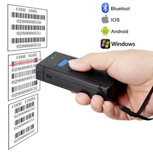 เครื่องอ่านบาร์โค้ดแบบพกพาขนาดเล็ก2D 1D เลเซอร์2.4GHz BT เครื่องสแกนบาร์โค้ดไร้สายสำหรับโลจิสติก - Product Image 4