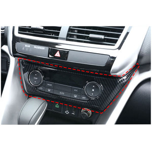 สวิตช์ปรับอากาศรถยนต์ ABS สแตนเลสคาร์บอนไฟเบอร์สำหรับ2019มิตซูบิชิอีคลิปส์ครอส - Product Image 3
