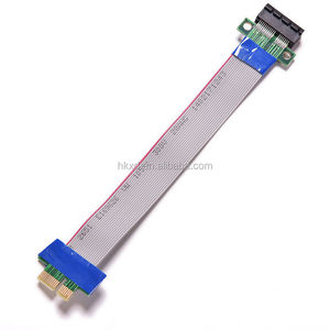 Modulo PCI <span class=keywords><strong>Expre</strong></span> X1 PCI-E Carta della Colonna Montante di Estensione Ribbon Flex Cable trasferimento R20 - Product Image 4