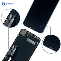 Écran LCD haute luminosité TFT/OLED/INCELL pour iPhone XR avec cadre, écran de smartphone testé avec garantie d'un an
