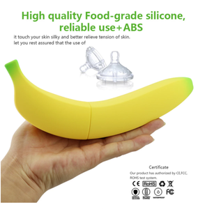 banana sex toy G Spot & Clitoral Stimulation Penis Dildo Banana Vibrator Sex Toy for Women  Gift