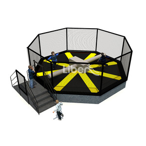 Công viên giải trí trong nhà mới 7-9M quét trò chơi xoay <span class=keywords><strong>Trampoline</strong></span> với cánh tay quay sản phẩm thú vị cho công viên <span class=keywords><strong>Trampoline</strong></span> - Product Image 1