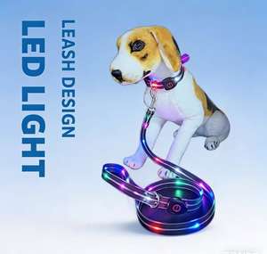 Nuevo Collar con Iluminación LED para Mascotas, Versión con Carga USB, Correa de Nailon con Revestimiento de PVC, Accesorio para Perros - Product Image 2