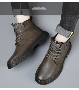 Botas de Negocios Personalizables de Cuero Vacuno Genuino - Zapatos de Vestir Formales para Hombre, Tallas EU/US para Compradores Globales - Product Image 3