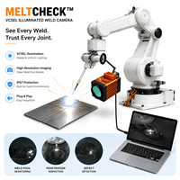Caméra de surveillance de la piscine de fusion pour soudage, compatible avec la plupart des machines de soudage laser et dotée d'une fonction zoom