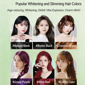 Teinture capillaire à bulles 3 en 1 |   Coloration capillaire aromatique à base de plantes |   8 couleurs pour couvrir les cheveux gris, doux et nourrissant - Product Image 4