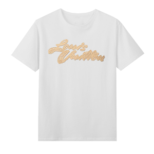 Per t-shirt Designer di lusso da uomo Plus Size con motivo L- V - Product Image 4