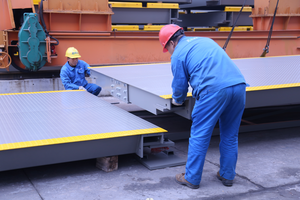 OEM 지원 LED 디스플레이가있는 맞춤형 휴대용 이동식 모바일 트럭 스케일 - Product Image 2