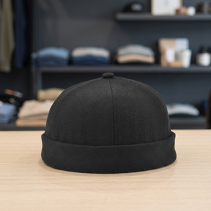 Nouvelle tendance printemps, bonnet rétro hip-hop décontracté, couleur unie, danse de rue, fête, voyage, 100% coton - Product Image 2