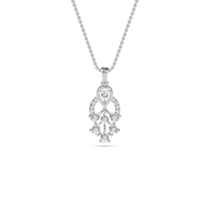 Charmant pendentif en or massif 14 carats avec diamant de laboratoire pour femmes, style vintage, éclat magnifique pour un attrait intemporel des bijoux au quotidien - Product Image 4