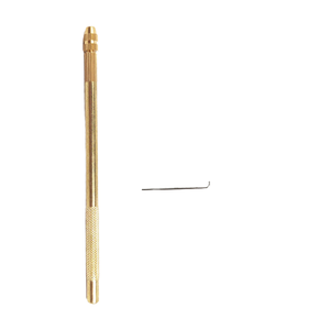 Aiguille à crochet multifonction en aluminium pour extensions de cheveux I-Tip, micro-anneaux et perles - Product Image 1