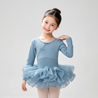 Robe de ballet pour filles, robe de princesse pour enfants, justaucorps à jupe tutu pour la danse