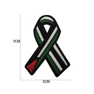 Свобода, палестинский флаг, крючок и петля, черный рюкзак, аксессуары для одежды, вышитый и пришитый патч - Product Image 5
