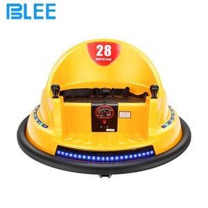 Usine intérieur extérieur enfants autos tamponneuses arène gonflable jaune lumière LED télécommande en plastique enfants autos tamponneuses électriques - Product Image 2