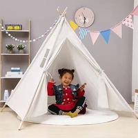 1.3m tente pour enfant jouer maison Wigwam enfants Portable S tipi Infantil fille chambre fête cadeau