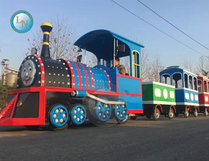 Trenino Elettrico <span class=keywords><strong>Thomas</strong></span> Tank Engine per Parchi Divertimento, Attrazione per Interni/Esterni con Carrozzeria in Acciaio e Fibra <span class=keywords><strong>di</strong></span> Vetro <span class=keywords><strong>di</strong></span> Alta Qualità - Product Image 5