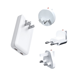 Cargador de Viaje Esencial GaN de 65W, Adaptador de Carga Rápida - Product Image 1