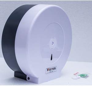 Caja de papel de rollo grande para <span class=keywords><strong>baño</strong></span>, inodoro de papel grande comercial montado en la pared <span class=keywords><strong>sin</strong></span> perforación, caja de pañuelos impermeable para inodoro de Hotel - Product Image 4