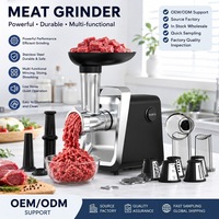 Hachoir à viande électrique automatique 3L multifonction avec tubes à saucisses pour cuisine domestique