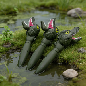 Stylo mignon en forme de crocodile qui mord, papeterie interactive amusante, action de morsure interactive, parfait pour la décoration de bureau scolaire et les cadeaux de fête - Product Image 2