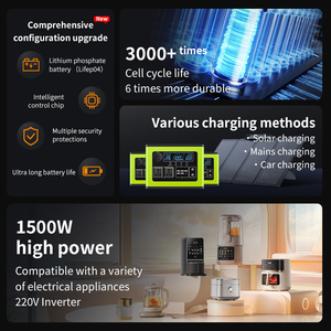 Mejores Generadores de Energía Solar Portátiles, Estación de Energía Solar Portátil de Emergencia, Precio 300W 400W 500W 600W - Product Image 4