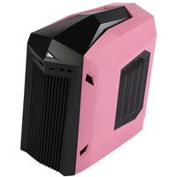 Caja de PC de Metal Cortada con Láser, Montada en la Pared, Personalizada para Juegos, con Cristal Curvo y Cuero, Gabinete de Escritorio Mini ITX de 19 Pulgadas