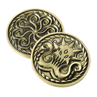 Grosir Pabrik Kancing Pelana Barat Modern Feng Shui Harga Murah Desain 3D Cetak UV Berlapis Emas Perunggu Perak Sekrup