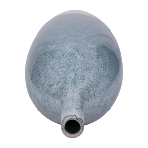Vaso in Ceramica Stile Capri con Smalto Blu, Vaso Decorativo per Fiori per Soggiorno, Camera da Letto e Arredamento Casa - Product Image 4