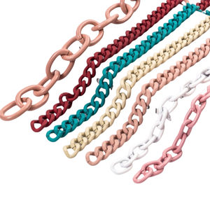 Nuevas ideas de productos, collar de cadena Figaro cubano a la moda para mujer, bisutería de aluminio - Product Image 2