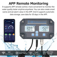 Moniteur d'aquarium intelligent 6-en-1 WiFi compteur de salinité numérique PH/EC/TDS/TEMP enregistreur de qualité de l'eau testeur App télécommande