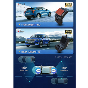 SeemeTech 1080P 2-Kanal <span class=keywords><strong>Dashcam</strong></span> Dual-Objektiv Autokamera DVR Dash Cam mit AI ADAS DMS 4G GPS Fahrtenschreiber - Product Image 6
