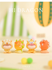 Amlls Studio Amlls Dragon Generation Second Hi Dragon V2 Mini figurines Dragon en PVC en sachet surprise pour décoration, cadeau populaire et tendance - Product Image 4
