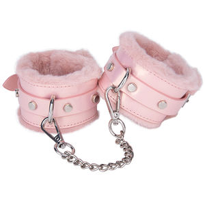 Roze Stijl Seksspeeltjes Pu Leer Bdsm Bondage Terughoudendheid Set Valentijn 3 Stuks Bondage Kit - Product Image 1