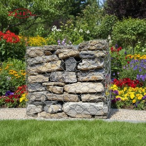 Gabions Flood Protection Chain Link <b>Mesh</b> Woven Galvanized Steel 2x2 2m 1m 2x2x1 <b>Net</b> Bench PVC Coated Mattress Bending Cutting - Product Image 4