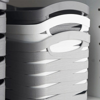 Panier de rangement polyvalent en plastique, petit panier, boîte domestique, grande boîte pour distribuer des médicaments, organiser et ranger des objets