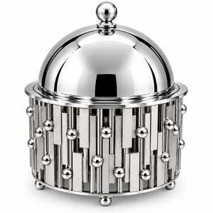 Plat de service alimentaire en acier inoxydable facile à nettoyer pour restaurants, hôtels, traiteurs, cuisines et besoins quotidiens de service de buffet - Product Image 5