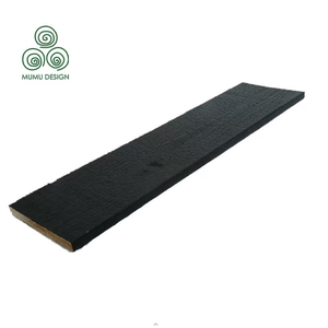 MUMU DESIGN Shou Sugi Ban Revêtement en <span class=keywords><strong>bois</strong></span> carbonisé, bardage en pin finlandais, panneau mural extérieur pour pergola, maison de jardin, usine - Product Image 6