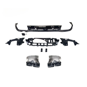 Diffuseur AMG en gros d'usine, ajustement précis, lèvre arrière E63 avec embouts d'échappement pour Mercedes Benz Classe <span class=keywords><strong>E</strong></span> W213 2016-2023 Sport - Product Image 2
