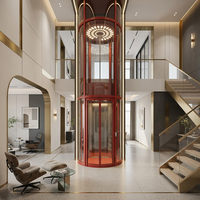 Fabricant d'ascenseurs circulaires en verre pour la maison, proposant des solutions d'ascenseurs personnalisées pour les villas