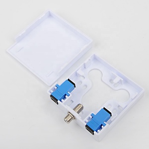 Caja de Placa Frontal de Fibra Óptica CATV para Aplicaciones CWDM, Tipo 86, Caja Terminal de Pared de Fibra Óptica de 2 Núcleos, Roseta de Escritorio FTTH SC OTB - Product Image 4