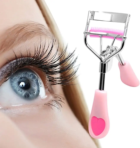 Recourbe-cils en gros avec peigne et poignée en forme de cœur – Outil facile à utiliser pour des yeux grands et parfaits - Product Image 1
