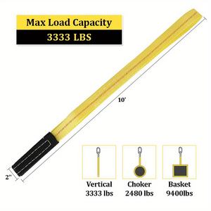 1t 2t 3t <span class=keywords><strong>4t</strong></span> 5t 6t 10t 25t 폴리에스터 웨빙 슬링 리프팅 벨트 플랫 웨빙 슬링 1 년 보증 - Product Image 2