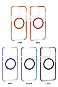 Funda magnética dorada (PC) de dos colores para <span class=keywords><strong>iPhone</strong></span> 11-15 para <span class=keywords><strong>iPhone</strong></span> 15 <span class=keywords><strong>pro</strong></span> <span class=keywords><strong>Mac</strong></span> funda para <span class=keywords><strong>iPhone</strong></span> 11 12 13 <span class=keywords><strong>14</strong></span> 15 funda transparente - Product Image 2