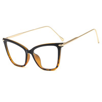 Monture de lunettes de lecture en métal personnalisée, style rétro classique œil de chat, tendance, anti-lumière bleue, pour l'extérieur