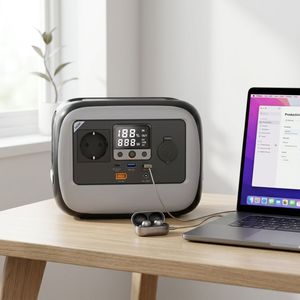 Estación Portátil Compacta de 300W, Generador Solar de 320Wh, MPPT, Onda Sinusoidal Pura, Respaldo para Múltiples Dispositivos en Exteriores - Product Image 5