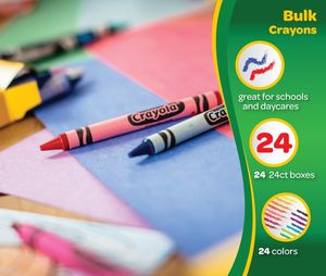 <span class=keywords><strong>Crayons</strong></span> <span class=keywords><strong>Crayola</strong></span> en vrac (24 paquets) – Essentiels pour les enseignants, fournitures scolaires et cadeaux pour enfants à partir de 3 ans - Product Image 4