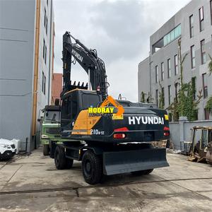 รถขุดล้อยางมือสอง Hyundai 210W-9 ขนาด 21 ตัน ของเกาหลี สำหรับขาย / รถขุด Hyundai ROBEX 210w-9 - Product Image 5